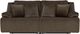 Signature Design by Ashley® Top Tier 2-Piece Chocolate Manual Reclining Sectional Loveseat-0