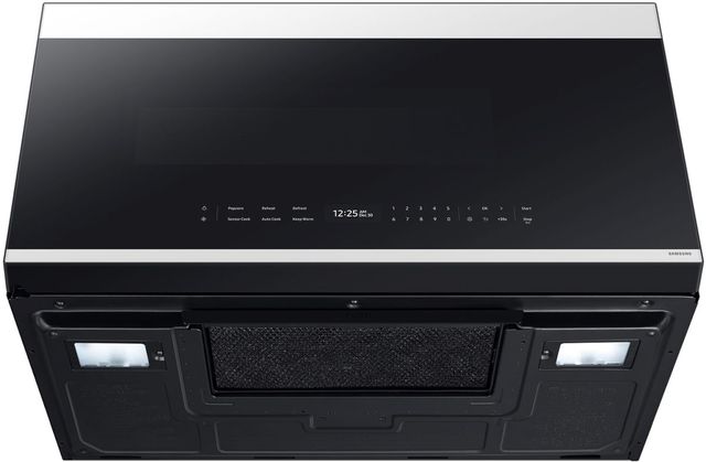Samsung Bespoke 2.1 Cu. Ft. White Glass Over The Range Microwave-3