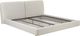 Moe's Home Collection Zeppelin Heather Light Grey Queen Bed-0