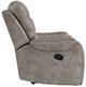Homelegance® Oberon Grayish Brown Manual Recliner-3