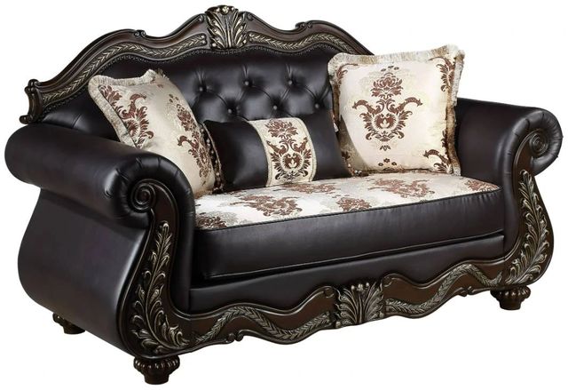 New Classic® Home Furnishings Maximus Brown Loveseat-0