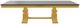 Mavin Customizable 38" x 84" Cosmo Extendable Dining Table with 12" Leaf-1