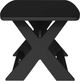 Unwasted® Share Black Plastic Outdoor Accent Table-2