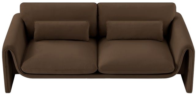 Meridian Furniture Sloan Brown Velvet Sofa-1