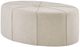 Olliix by Madison Park Cream Ferris Oval Ottoman-1