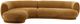 Dovetail Furniture Lake 2-Piece Ochre Left-Arm Facing Chaise Sectional Set-0