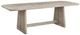 Uttermost® Harbor Cerused Wheat Herringbone Wooden Indoor-Outdoor Dining Table-0
