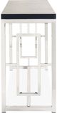 Elements International Ezra 2-Piece Chrome/Black Occasional Table Set-2