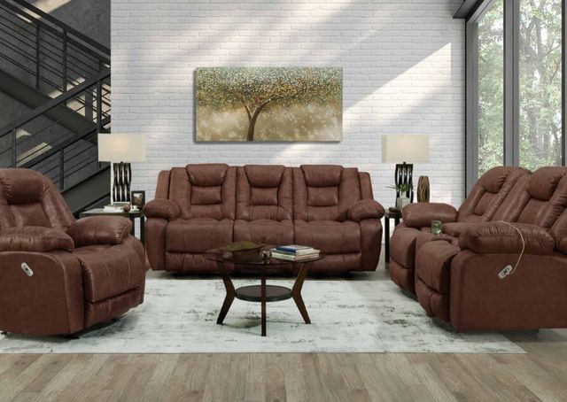 Franklin™ Hayworth Whitman Maple Power Reclining Sofa-1