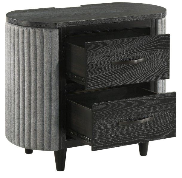 New Classic® Home Furnishings Skyline Onyx Nightstand-3