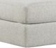 Fusion Furniture 7004 Durango Pewter Ottoman-1