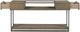 Hammary® Stella Umber Sofa Console with Gray Frame-4