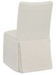 Fairfield® Customizable Entree Dining Concave Short Back Skirted Dining Chair with Tobacco Legs-3