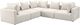TOV Furniture Hangover 5-Piece Cream L-Shape Modular Sectional-0