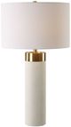 Uttermost® Wessex White Table Lamp-3