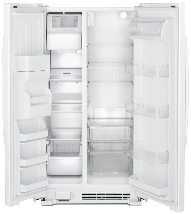 Crosley® 33" 21.41 Cu. Ft. White Side-by-Side Refrigerator -1