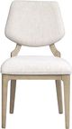 Magnussen Home® Sunset Cove Sanibel Brown Dining Side Chair with Upholstered Seat and Back-1