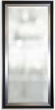 Stylecraft Black/Silver Beveled Framed Wall Mirror-0