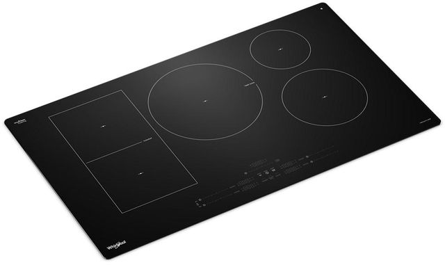 Whirlpool® 36" Black Intelligent Induction Cooktop with Temp Cook™ Technology-2