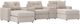 Drew & Jonathan Home ModularOne New Horizon 5-Piece Beige Modular Chaise Sectional with Console-0