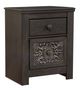 Signature Design by Ashley® Paxberry 5-Piece Black King Panel Bed Set-4