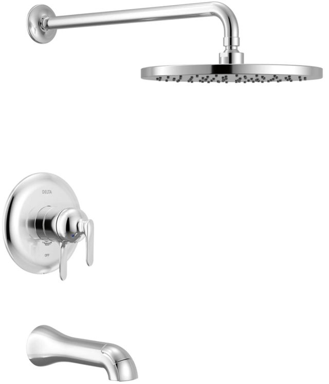 Delta Bonacci™ 17 Series Lumicoat® Chrome Tub Shower Trim-0