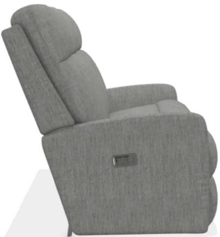 La-Z-Boy® Finley Smoke Power Wall Reclining Sofa with Headrest-2