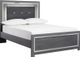 Signature Design by Ashley® Lodanna 4-Piece Gray King Panel Bed Set-1