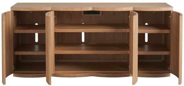 Universal Explore Home™ New Modern Brown Lumi Credenza-4