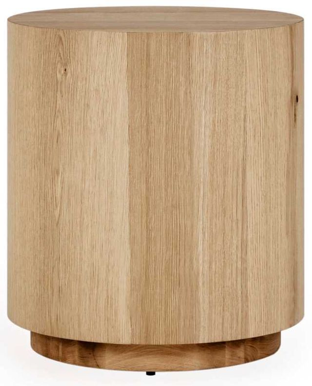 Classic Home Layne Natural Round End Table-0