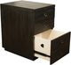 Riverside Furniture Perspectives Ebonized Acacia Mobile File Cabinet-2