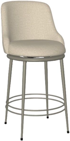 Amisco Customizable Glenn Upholstered Swivel Counter Stool-0