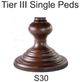 Urban Collections by Yutzy Woodworking Estate Retreat Cherry/Rich Cherry 60”x60” Single Pedestal Dining Table-4