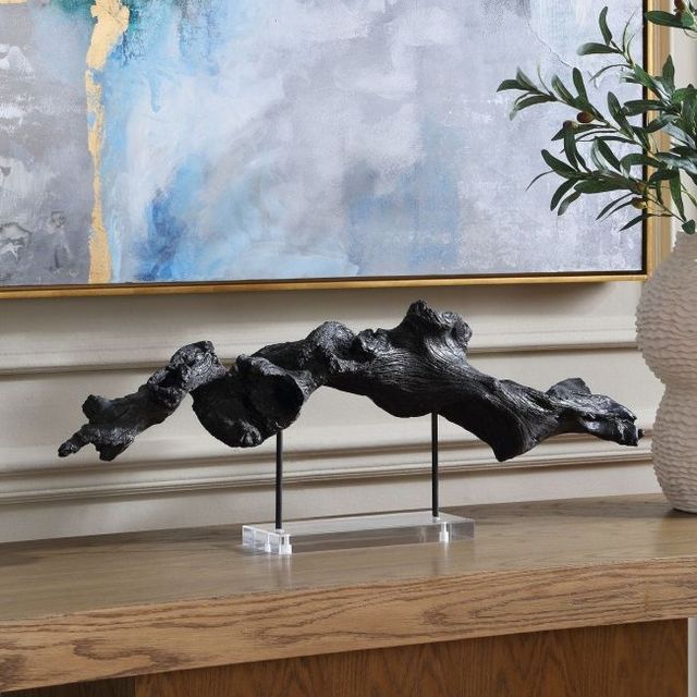Uttermost® Charred Timber Black Sculpture-2