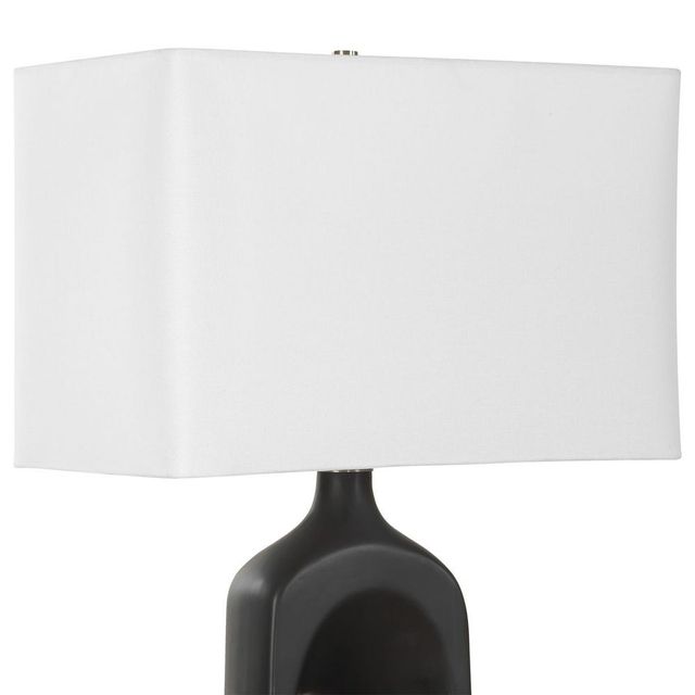 Uttermost® Void Matte Black Table Lamp-4