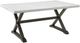 Elements International Lexi 5-Piece Taupe/White Rectangular Dining Set-1