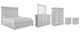 Benchcraft® Kanwyn 6-Piece Whitewash King Panel Storage Bed Set-0