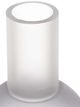 A & B Home Javier White Short Glass Candleholder-2