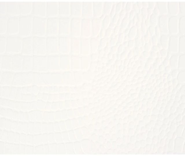 Homelegance® Allura White Eastern King Upholstered Panel Bed with LED Lighting-3