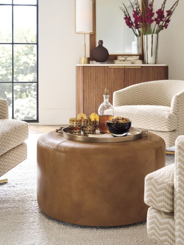 Lexington Home La Costa Rendova Brown Ottoman-1