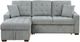 Homelegance® Waitsfield 2-Piece Gray Left-Arm Facing Pull-out Sleeper Sectional and Chaise with Hidden Storage-4