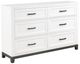 Homelegance® Garretson Gray/White Dresser-1