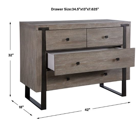 Uttermost® Gabriel Oak Accent Chest-2