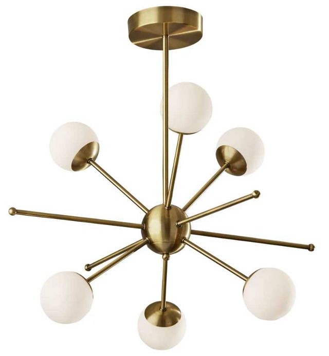 Adesso® Doppler Antique Brass LED Pendant-0