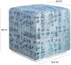 TOV Furniture Kent Blue Textured Velvet Cube Ottoman-4