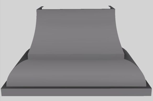 Vent-A-Hood® Designer Series 54" Gunsmoke Wall Mounted Range Hood-0