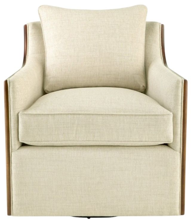 Craftmaster® Customizable CM Modern 35" Swivel Chair-4