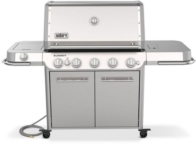 Weber® Summit FS38 S 5-Burner Stainless Steel Freestanding Natural Gas Grill