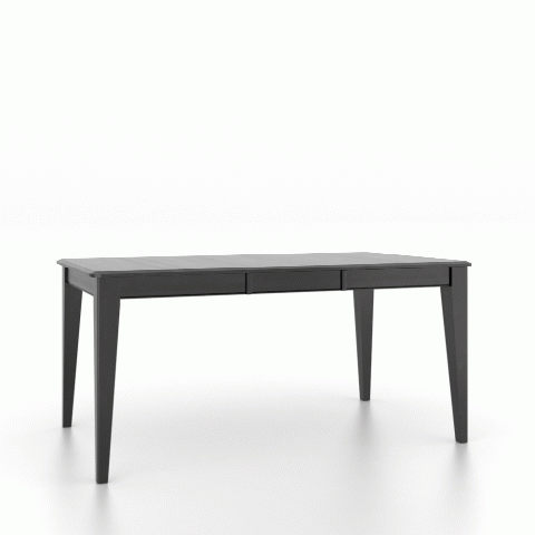 Canadel Customizable Gourmet 64" VE Base Dining Table with One Leaf -2