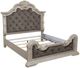 Signature Design by Ashley® Andonhall Antique White Queen Upholstered Panel Bed-1